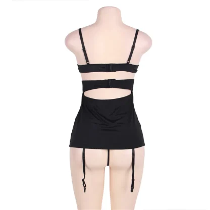 Maid Lace Plus Size Babydoll Lingerie - Image 5