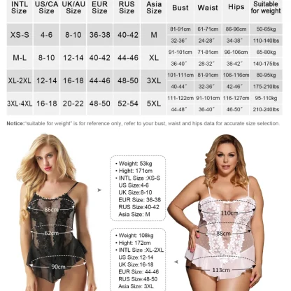Lace Plus Size Mini Ruffle Dress - Image 7