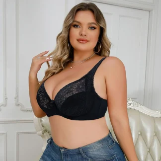 Elegant Plus Size Push Up Bra