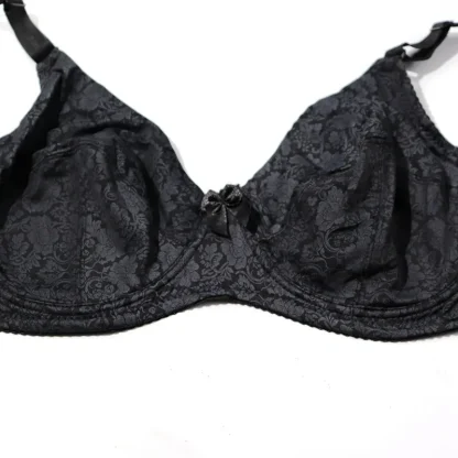Lace Print Plus Size Push-Up Bra - Image 4