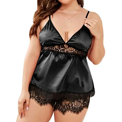 Seductive Lace Plus Size Babydoll