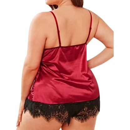 Seductive Lace Plus Size Babydoll - Image 6