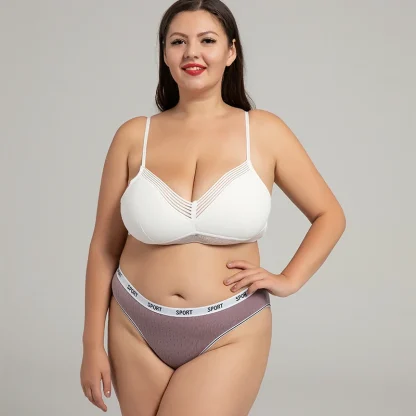 Mid-Waist Comfort Plus Size Panty