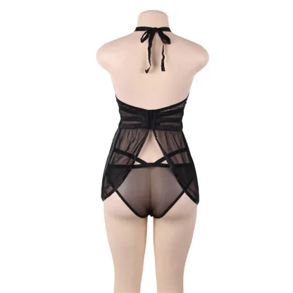 Sexy Halter Plus Size Nightdress - Image 7