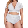Floral Style Plus Size Lingerie - Image 3
