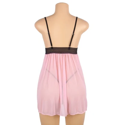 Sheer Elegance Plus Size Babydoll - Image 6