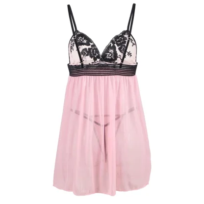 Sheer Elegance Plus Size Babydoll - Image 5
