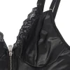 Plus Size Zipper Garter Belt Babydoll - Image 5