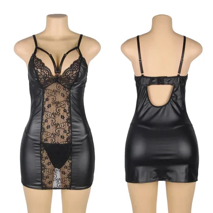 Sensual Lace Plus Size Nightdress - Image 4