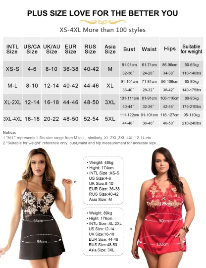 Cross Back Strap Plus Size Babydoll - Image 7