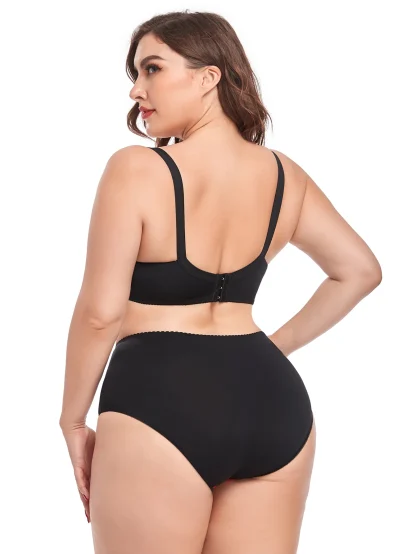 Floral Print Plus Size Lingerie - Image 4