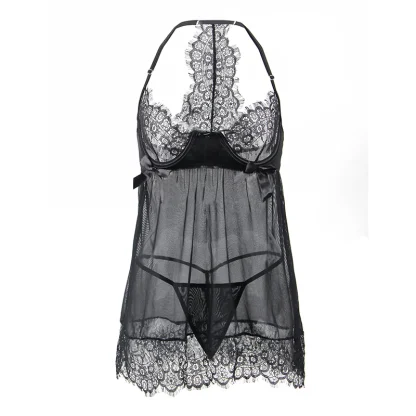 Enchanting Floral Plus Size Lingerie - Image 5
