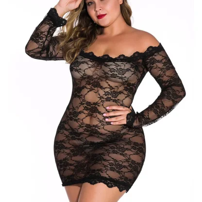 Off Shoulder Plus Size Babydoll