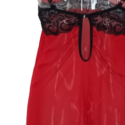 Red Lace Plus Size Nighties - Image 6