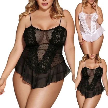 Intimate Lace Style Plus Size Nighties - Image 3