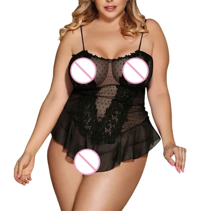 Intimate Lace Style Plus Size Nighties - Image 5