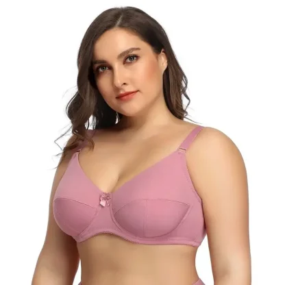 Bow Decoration Plus Size Bra