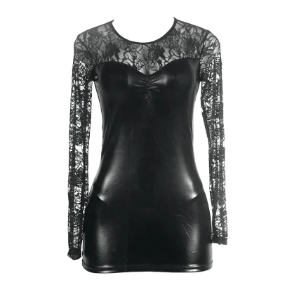 Lace Plus Size Bodycon Dress - Image 4