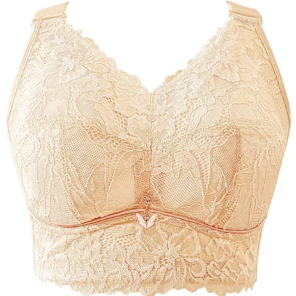 Lace Cup Plus Size Support Bra - Image 4