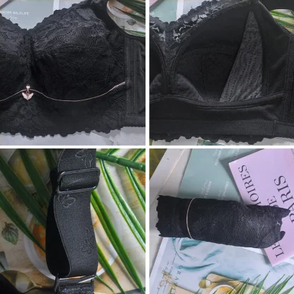 Sexy Lace Plus Size Push-Up Bra - Image 5